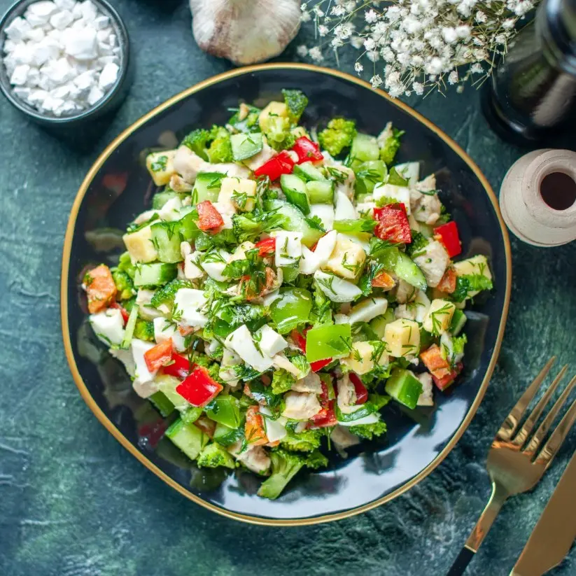 Kekikli Peynir Salatası