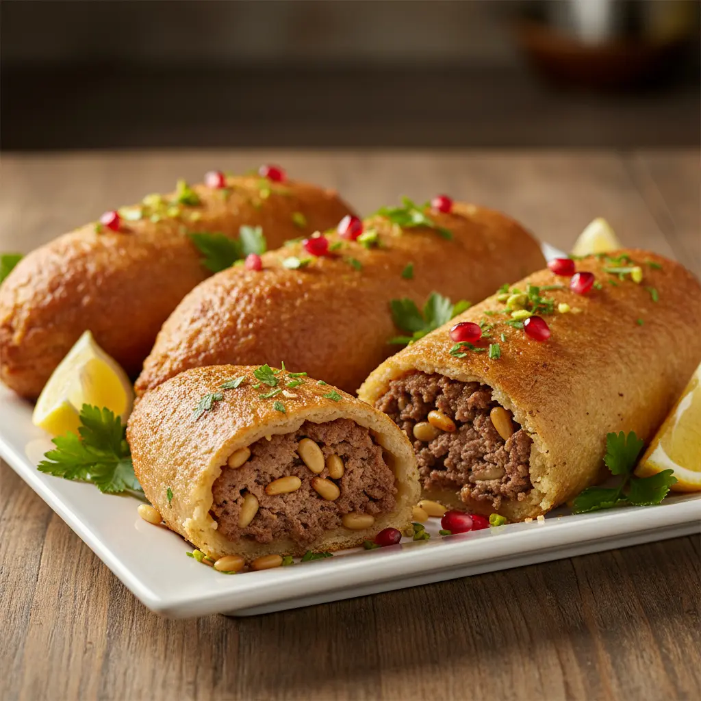 Kibbeh Mabrumeh (Rolled Kibbeh 4 Pieces)
