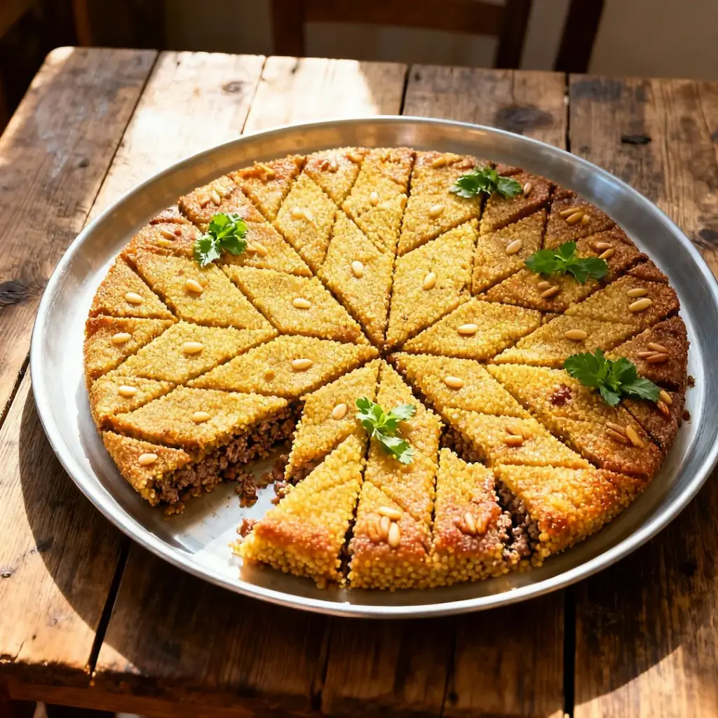 Baked Kibbeh (Kibbeh Bil-Saniyeh)