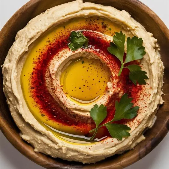 Kırmızı Biberli Humus