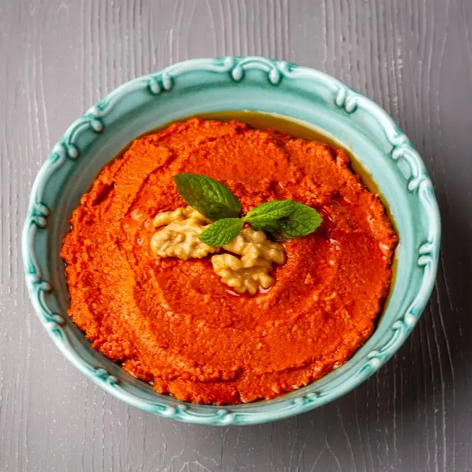 Muhammara (Red Pepper & Walnut Dip)